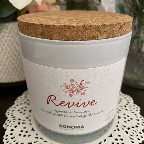 🆕🌿 SONOMA “REVIVE” CYPRESS & LAVENDER 3-WICK SCENTED CANDLE. 13 oz. BRAND NEW. - Picture 6 of 6